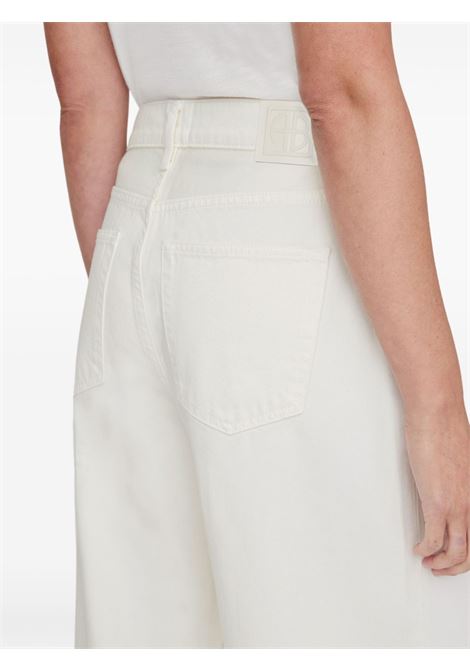 manon jeans woman ecru ANINE BING | A-06-10896OFW25